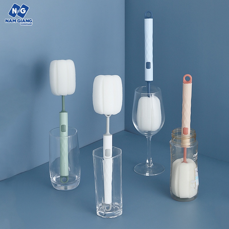 Cọ bình sữa mút xốp