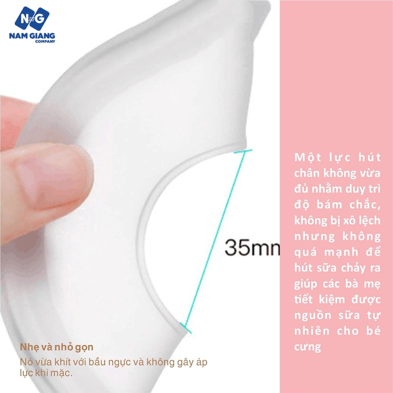 Cốc hứng sữa silicon kichi (Sét 2C)