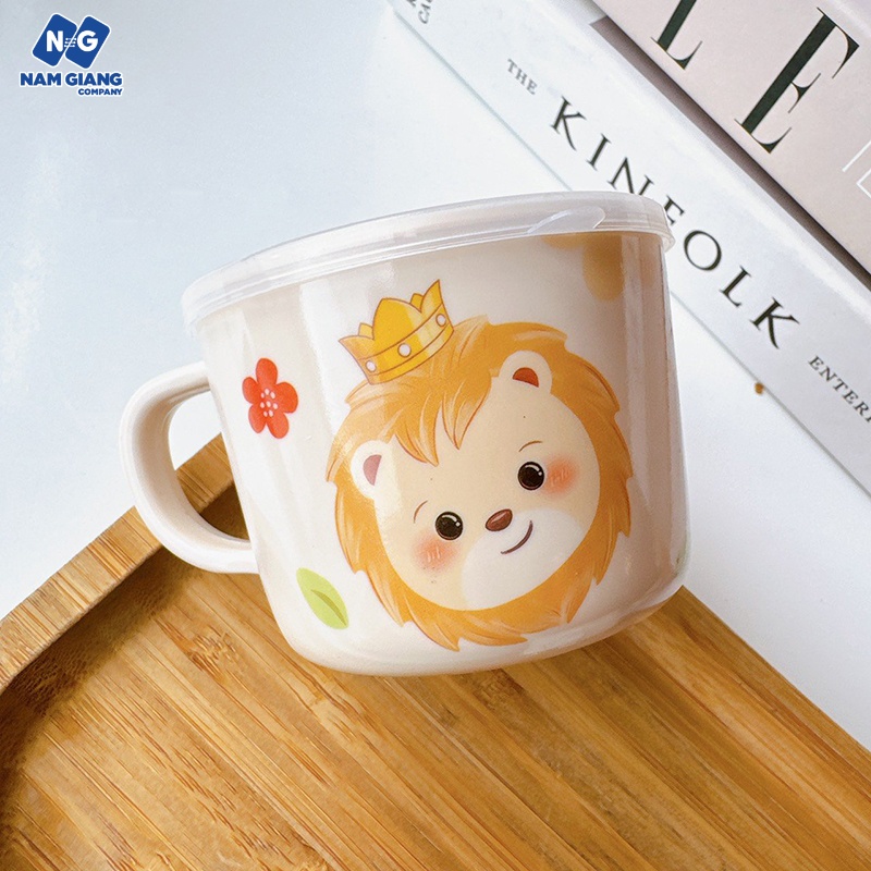 Cốc uống nước HONPER 350ml có nắp