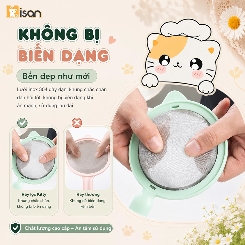 Rây lọc cháo inox 304 Misan