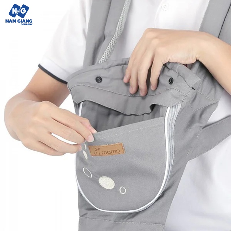 Địu ngồi trẻ em AIMAMA cao cấp