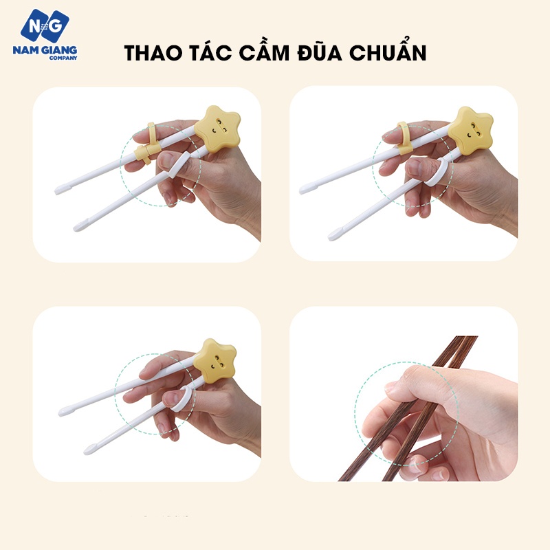 Đũa tập gắp xỏ ngón SWEET cho bé
