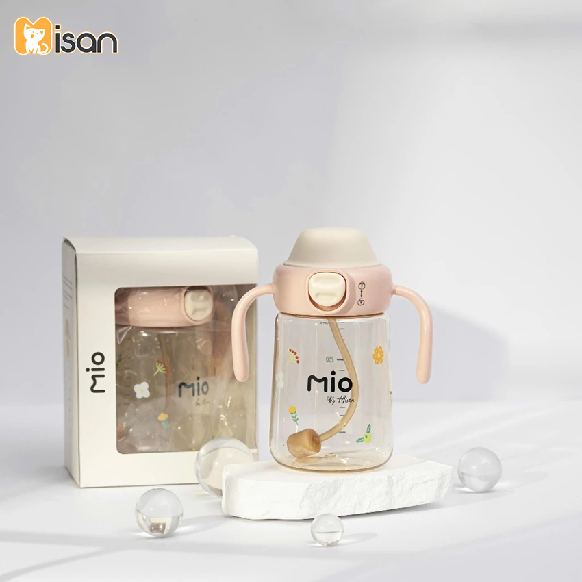 Bình nước tập hút MIO ppsu Misan 350ml