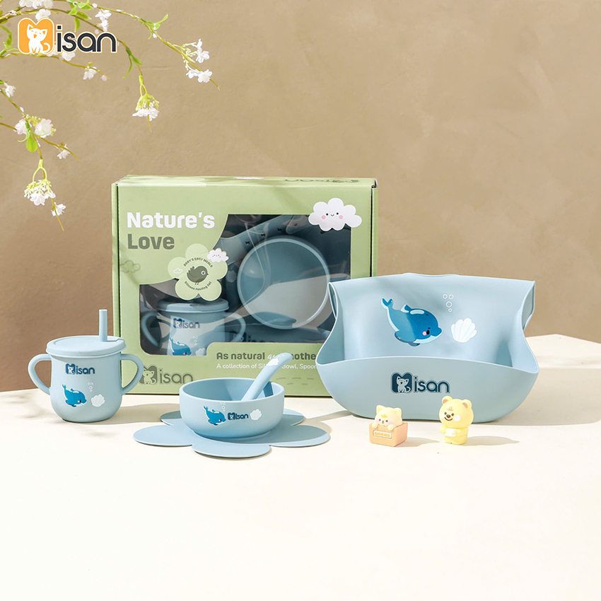 Set ăn dặm silicon Misan Nature’s Love