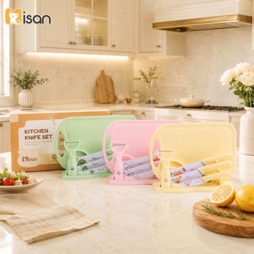 Bộ dao thớt chế biến Misan 7 chi tiết