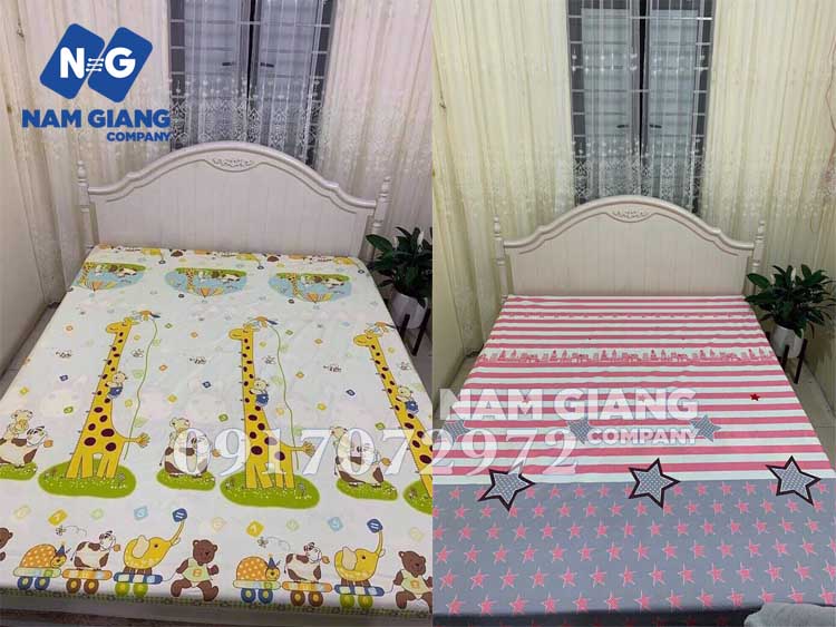 Ga chống thấm cotton violet (1m6x2m)