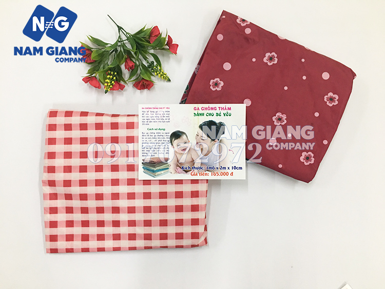 Ga chống thấm trẻ em in hình (1m6 x2mx10cm)
