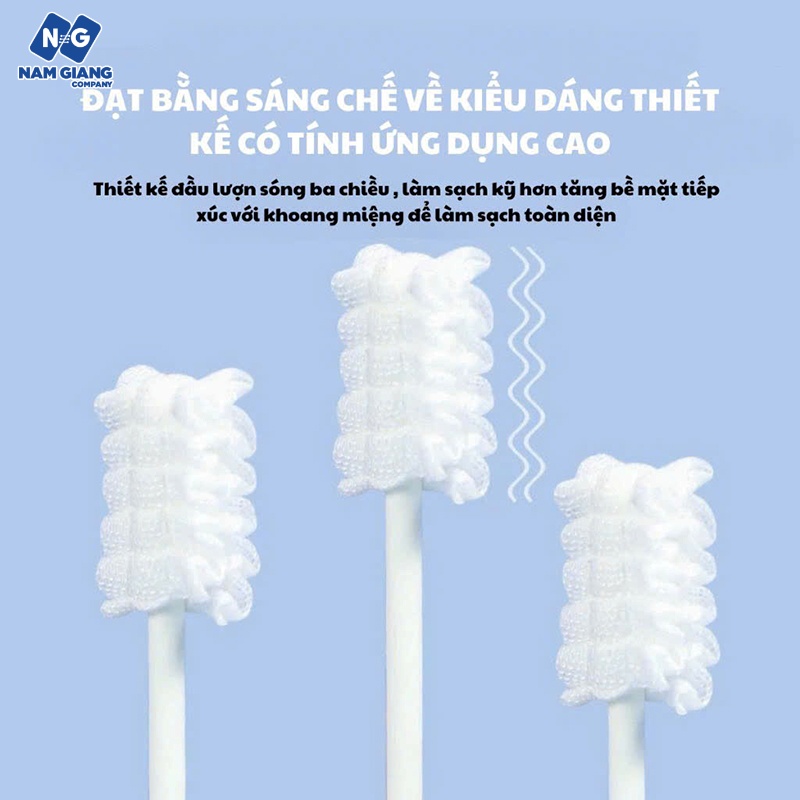 Gạc rơ lưỡi MOLLI tưa que