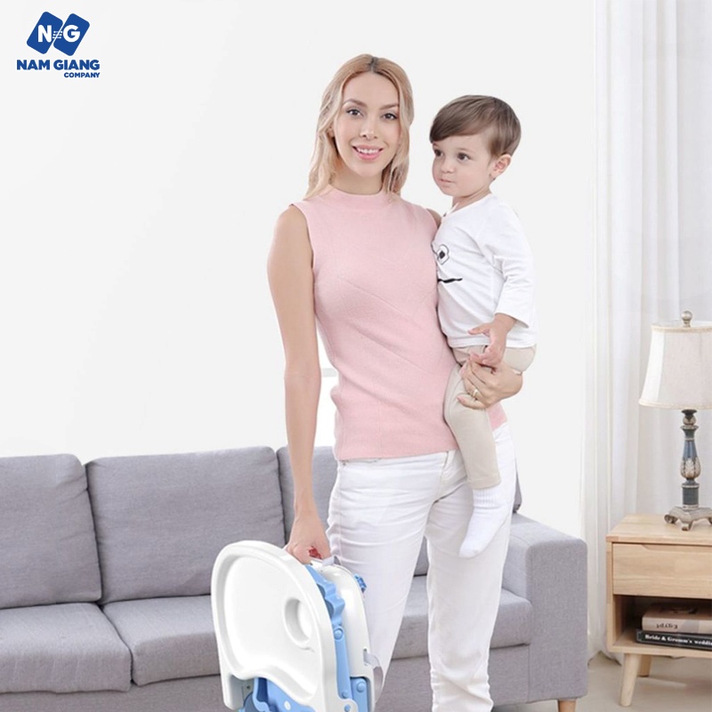 Ghế ăn dặm mắt kính gấp gọn cho bé