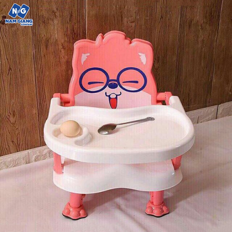 Ghế ăn dặm mắt kính gấp gọn cho bé