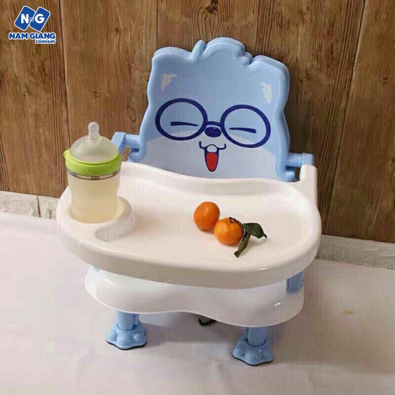 Ghế ăn dặm mắt kính gấp gọn cho bé