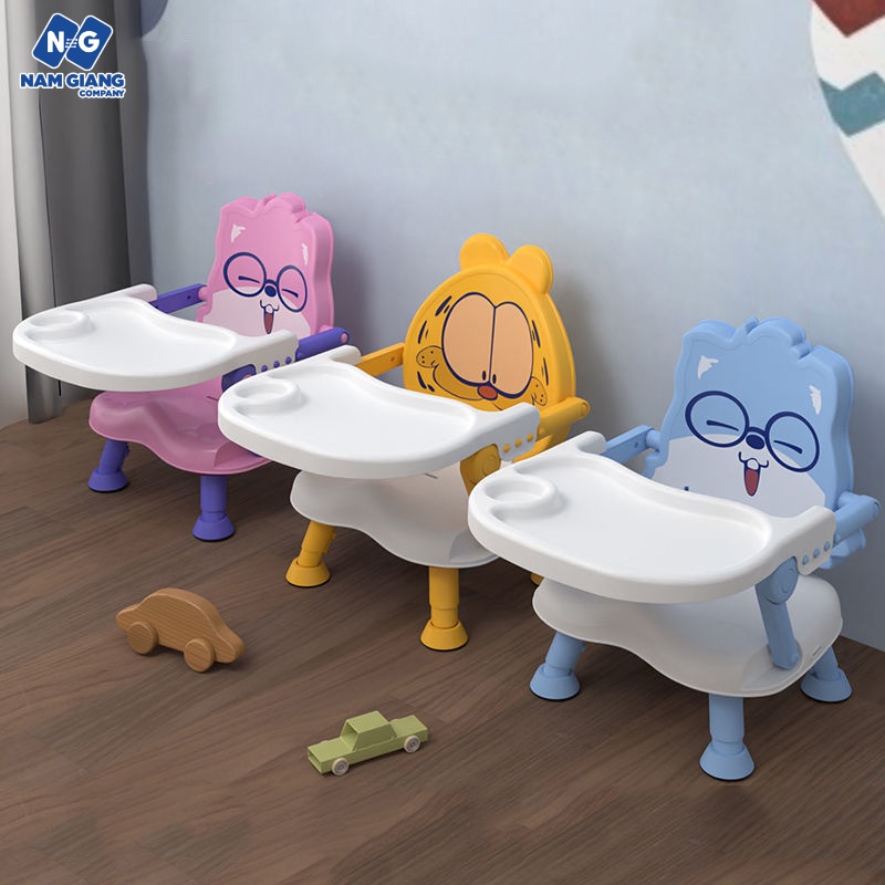 Ghế ăn dặm mắt kính gấp gọn cho bé