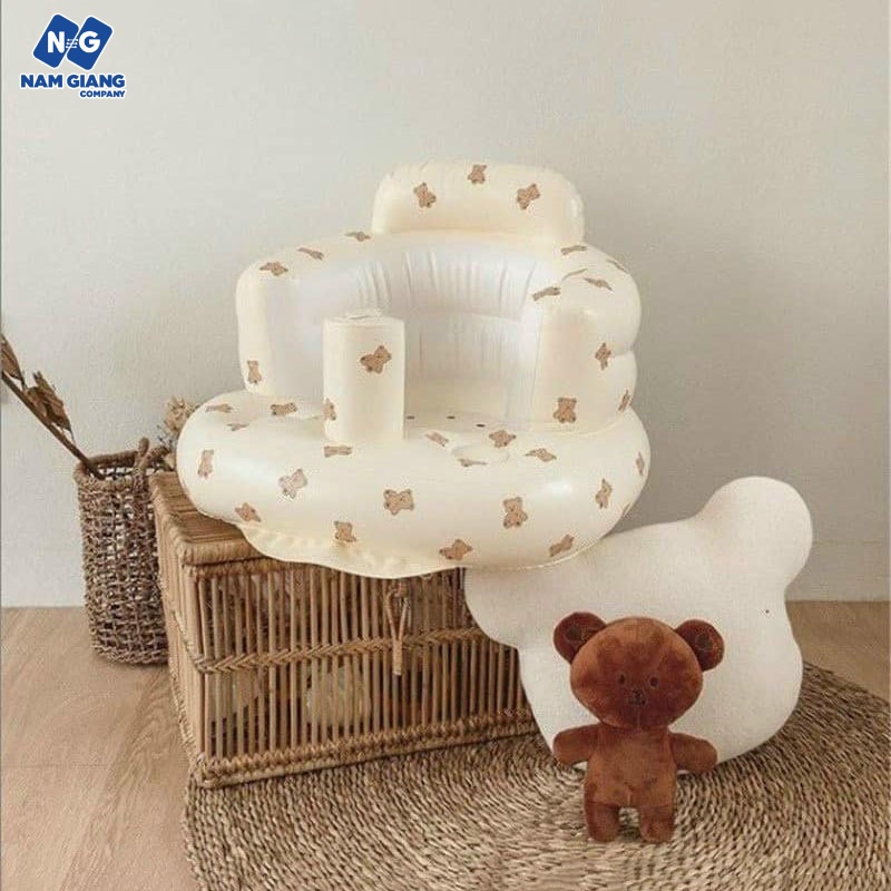 Ghế hơi tập ngồi gấu Hàn