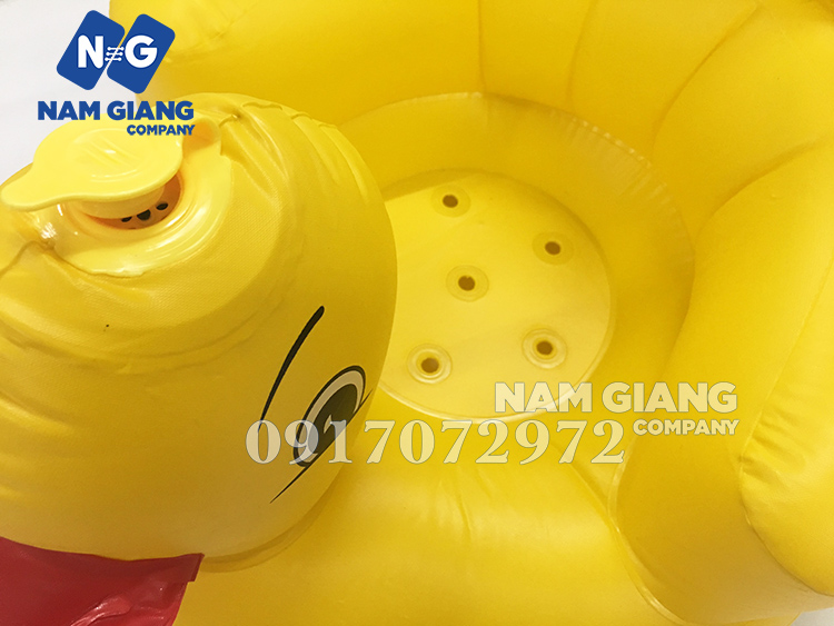 Ghế hơi tập ngồi cho bé hình vịt