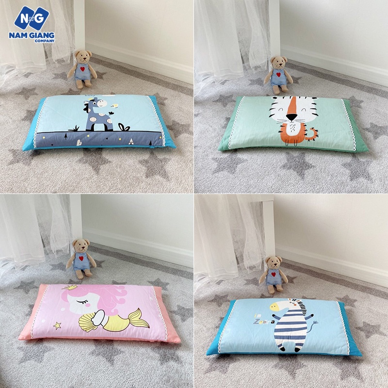 Gối bông cotton cho bé đi mẫu giáo (đẹp)