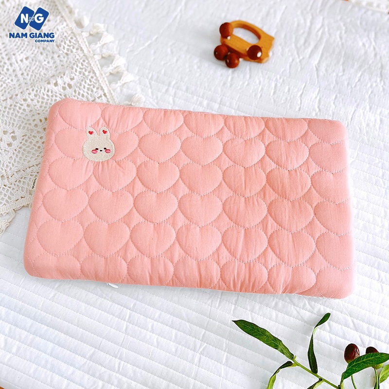 Gối cao su BOONA trần bông thêu