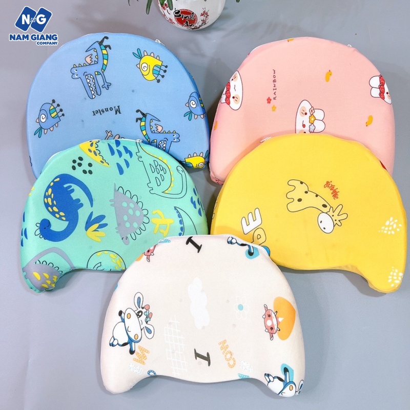 Gối cao su non chống méo, bẹt đầu Hiền trang (lõm)