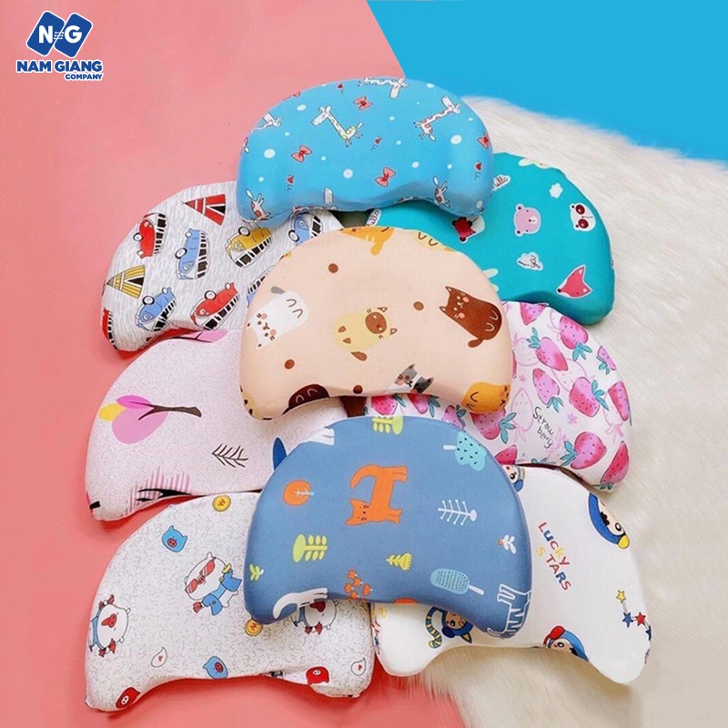 Gối cao su non chống méo, bẹt đầu Hiền trang (lõm)