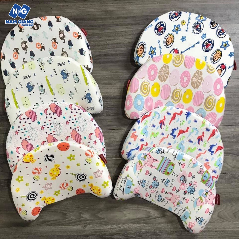 Gối cao su non chống méo, bẹt đầu Hiền trang (lõm)