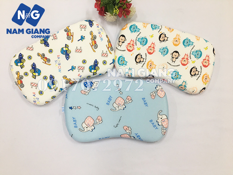 Gối cao su non sơ sinh (bé)