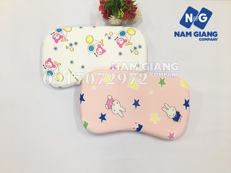 Gối cao su non sơ sinh (bé)