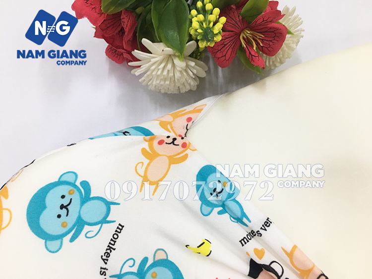 Gối cao su non sơ sinh (bé)