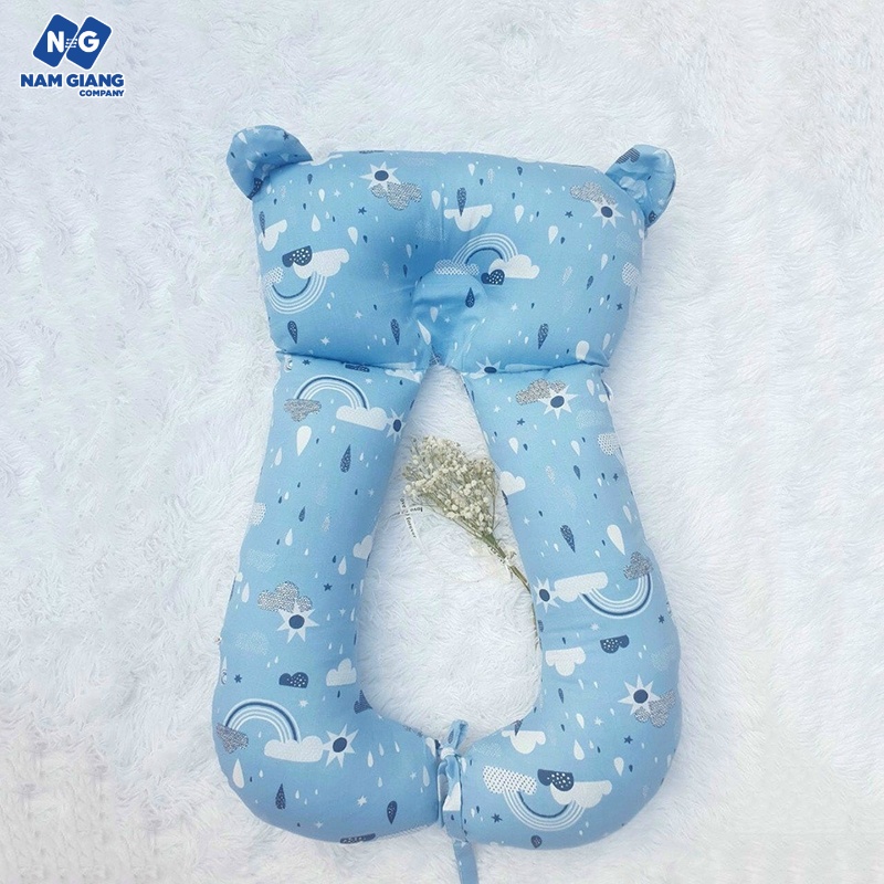 Gối chặn chữ U cho bé họa tiết