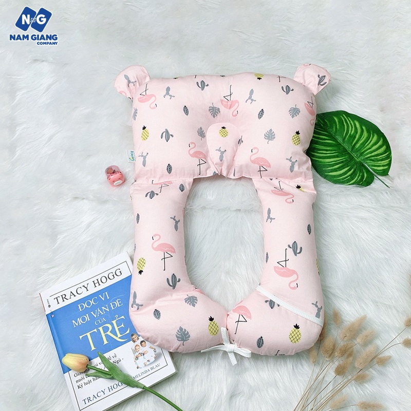 Gối chặn chữ U cho bé họa tiết
