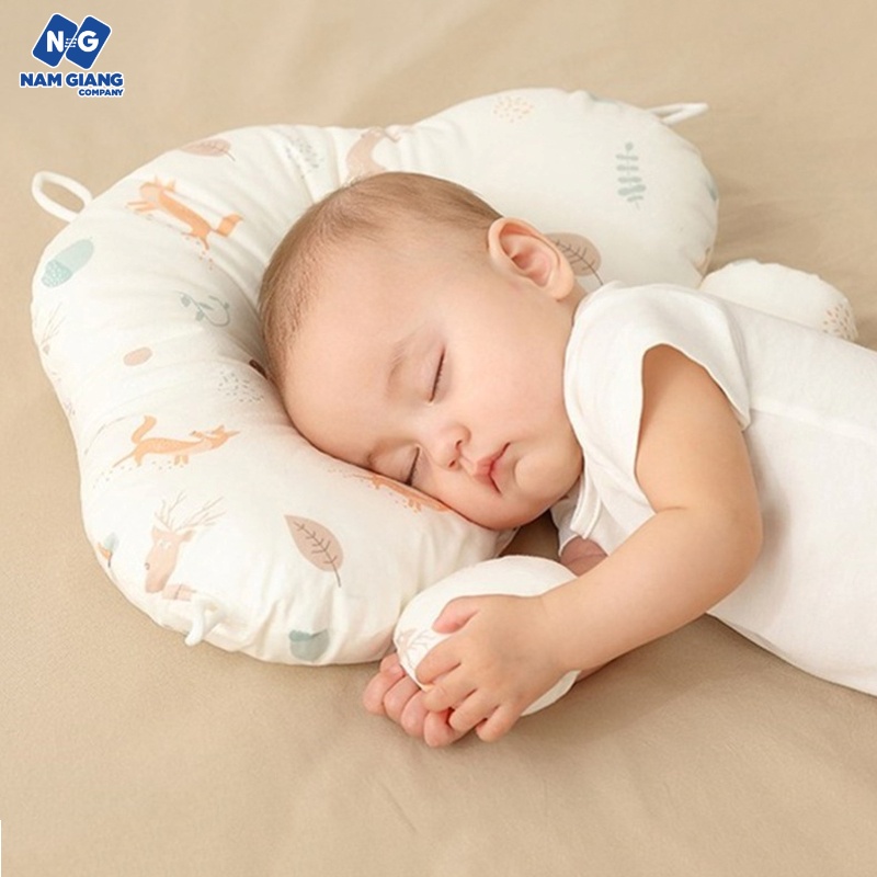 Gối chữ U (chặn) nấm xô muslin 3 chức năng