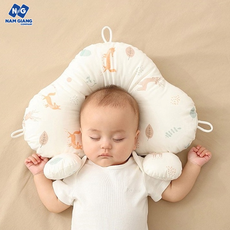 Gối chữ U (chặn) nấm xô muslin 3 chức năng