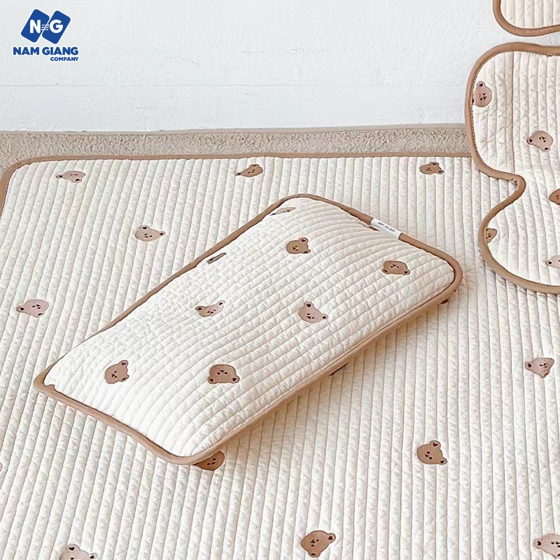 Gối điều hòa trần bông hàn quốc cho bé
