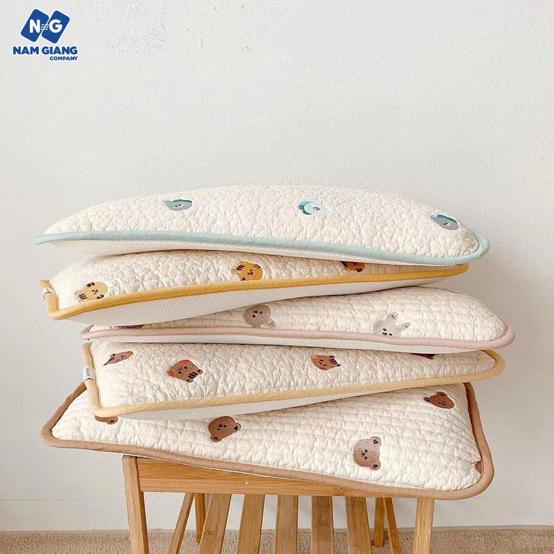 Gối điều hòa trần bông hàn quốc cho bé