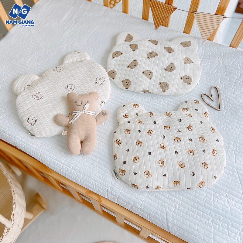 Gối gấu thỏ xô muslin Boona