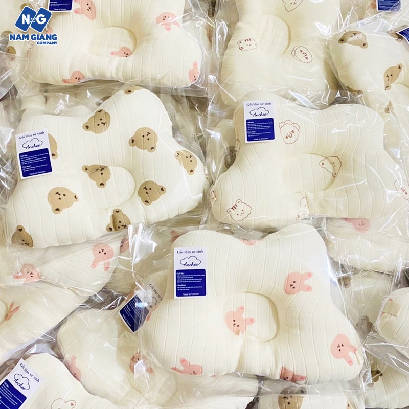 Gối lõm ANCHEE xô trần hàn hình mây tai gấu