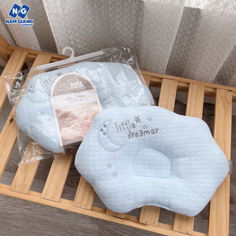 Gối lõm mây sơ sinh chống bẹt đầu bebe comfort