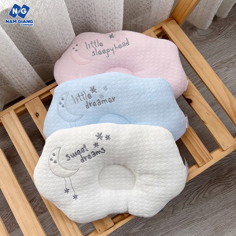 Gối lõm mây sơ sinh chống bẹt đầu bebe comfort