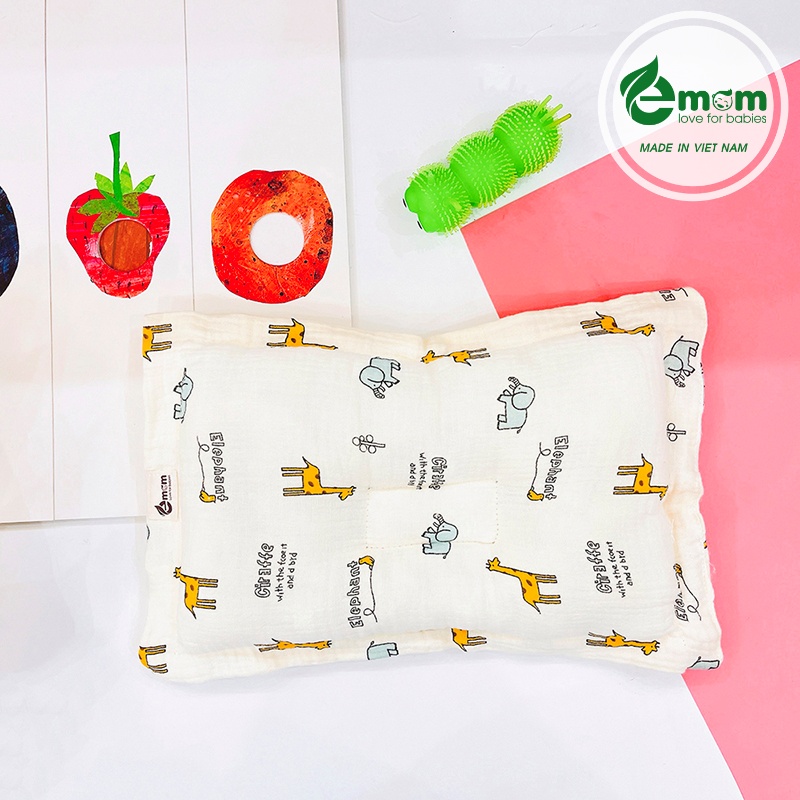 Gối lõm muslin EMOM BEAUTY