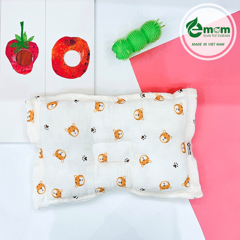 Gối lõm muslin EMOM BEAUTY