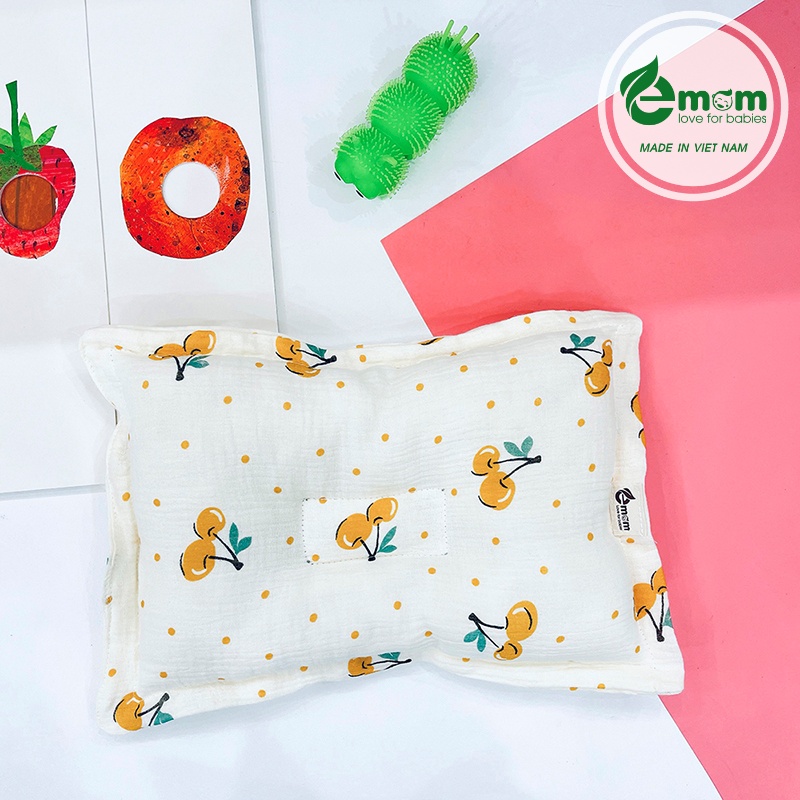 Gối lõm muslin EMOM BEAUTY