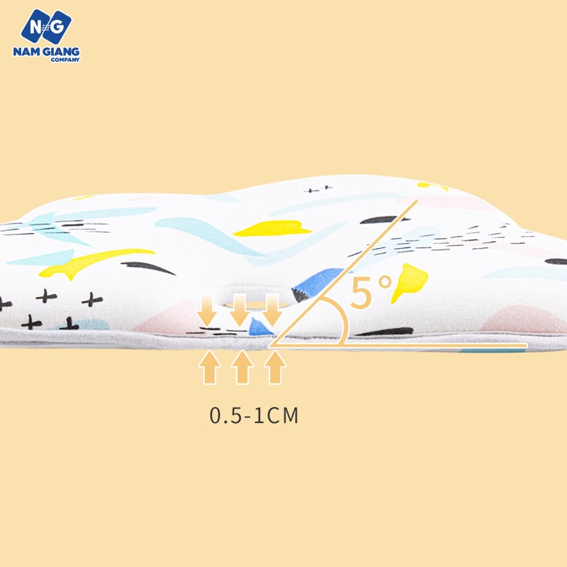 Gối mây cao su kiluta cho bé