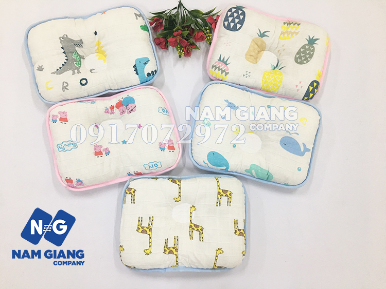 Gối xô lõm cho bé