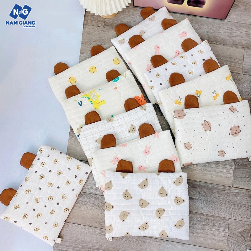 Gối xô muslin trần bông ANCHEE