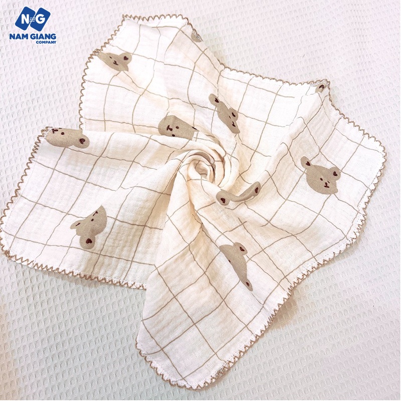 Hộp 6 khăn sữa muslin Boona