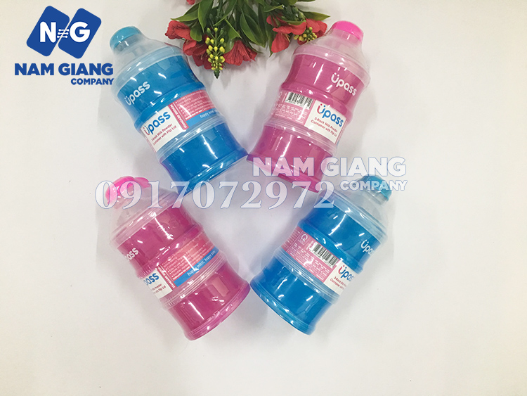 Hộp chia sữa bột 3 ngăn UPASS 8009