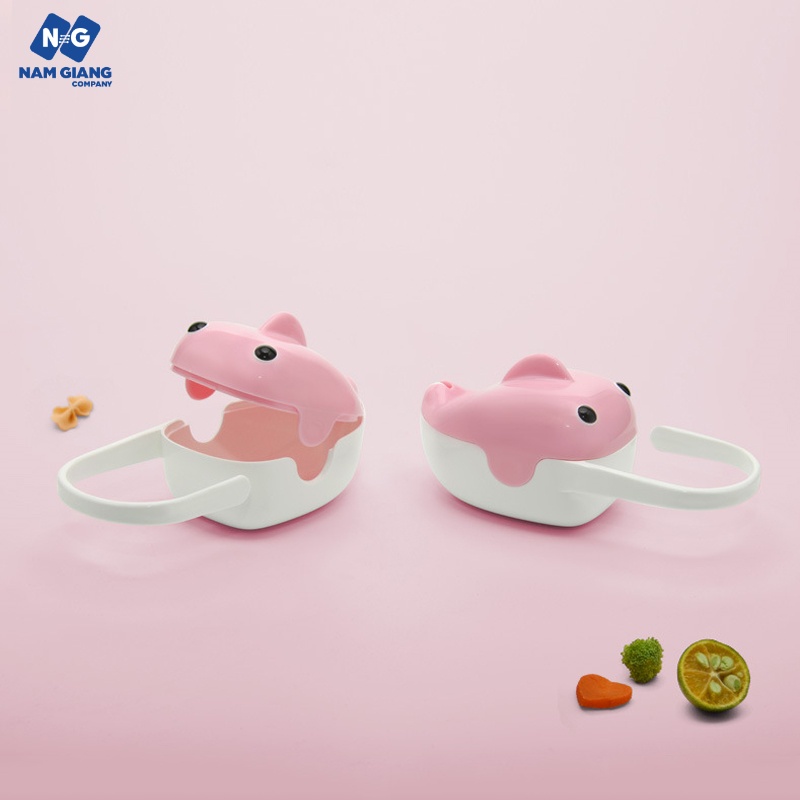 Hộp đựng ty giả, núm ty hình cá heo