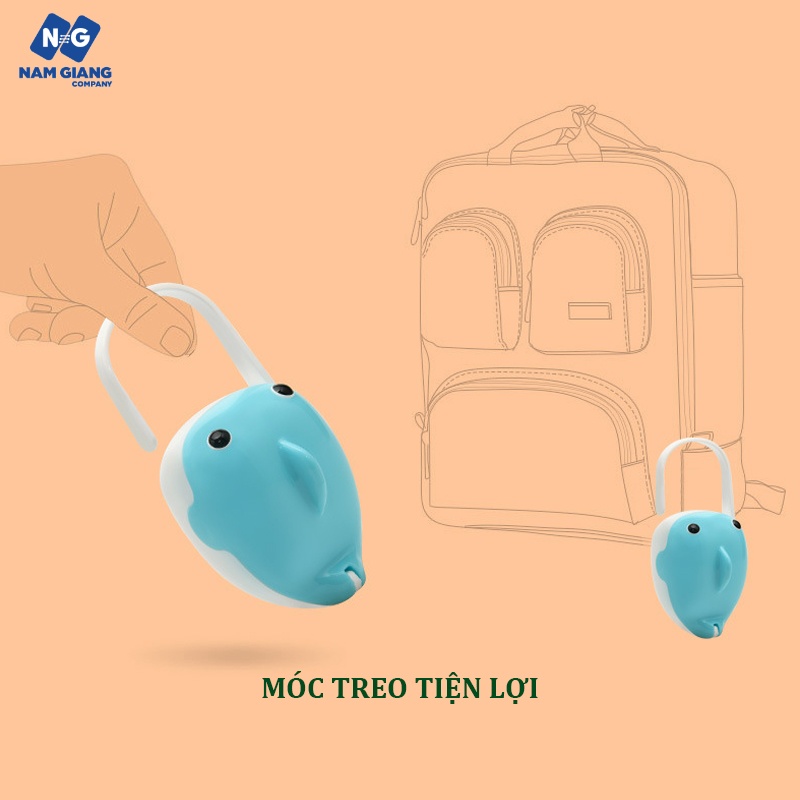 Hộp đựng ty giả, núm ty hình cá heo