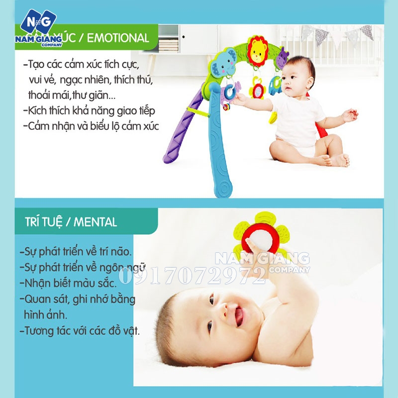 Kệ chữ A gấp gọn sư tử (có nhạc)