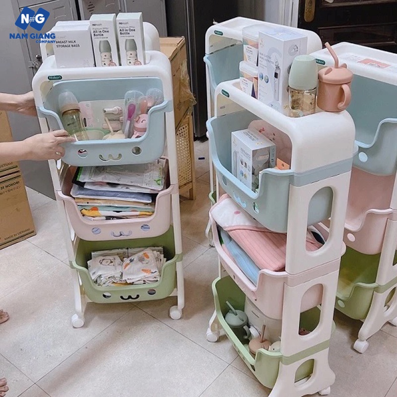 Kệ gấu đựng đồ đa năng 3 tầng Hokori