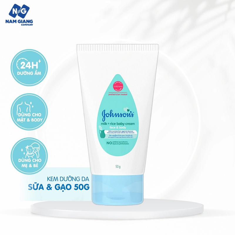 Kem dưỡng da johnson baby 50g