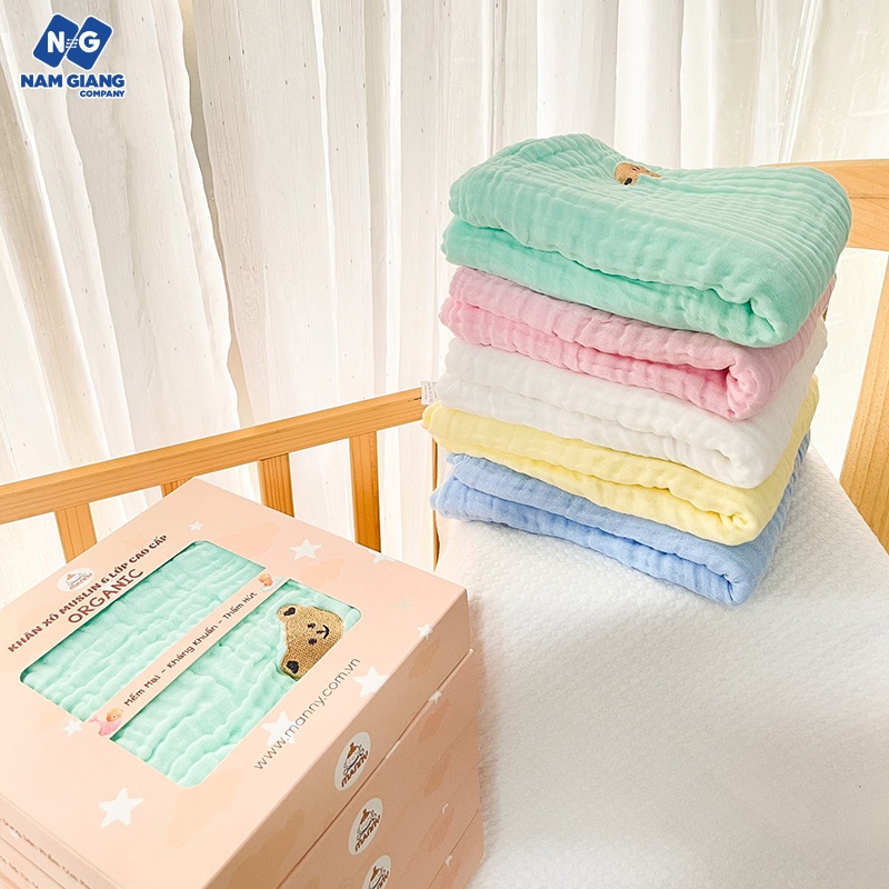 Khăn tắm màu Manny sợi bông